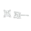 Thumbnail Image 0 of 0.45 CT. T.W. Princess-Cut Diamond Solitaire Stud Earrings in 14K White Gold