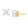Thumbnail Image 1 of 0.95 CT. T.W. Princess-Cut Diamond Solitaire Stud Earrings in 14K Gold