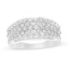 Thumbnail Image 1 of 1.50 CT. T.W. Diamond Multi-Row Band in 14K White Gold