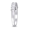 Thumbnail Image 3 of 0.95 CT. T.W. Emerald-Cut Diamond Eight Stone Anniversary Band in 14K White Gold (H/VS2)