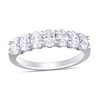 Thumbnail Image 1 of 1.29 CT. T.W. Oval Diamond Seven Stone Anniversary Band in 14K White Gold (G/SI2)