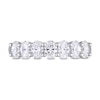 Thumbnail Image 4 of 1.29 CT. T.W. Oval Diamond Seven Stone Anniversary Band in 14K White Gold (G/SI2)
