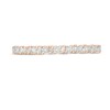 Thumbnail Image 3 of 0.065 CT. T.W. Baguette and Round Diamond Alternating Anniversary Band in 10K Rose Gold