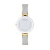 Thumbnail Image 2 of Ladies' Movado Amika Two-Tone Mesh Bangle Watch with White Mother-of Pearl Dial (Model: 0607362)
