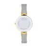 Ladies' Movado Amika Two-Tone Mesh Bangle Watch with White Mother-of Pearl Dial (Model: 0607362)