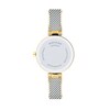 Thumbnail Image 2 of Ladies' Movado Amika Two-Tone Mesh Bangle Watch with White Mother-of Pearl Dial (Model: 0607362)