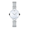 Thumbnail Image 0 of Ladies' Movado Amika Mesh Bangle Watch with White Mother-of Pearl Dial (Model: 0607361)