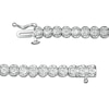Thumbnail Image 3 of 2.00 CT. T.W. Diamond Tennis Bracelet in 10K White Gold - 7.25"