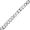 Thumbnail Image 1 of 3.04 CT. T.W. Diamond Tennis Bracelet in 10K White Gold - 7.25"