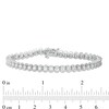 Thumbnail Image 3 of 3.04 CT. T.W. Diamond Tennis Bracelet in 10K White Gold - 7.25"