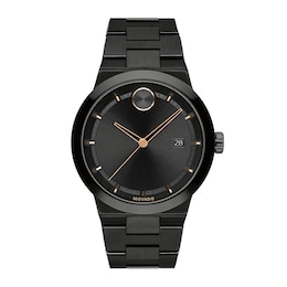 Men's Movado Bold® Fusion Black IP Watch (Model: 3600662)