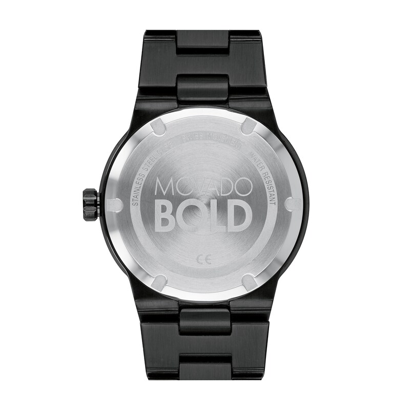 Men's Movado Bold® Fusion Black IP Watch (Model: 3600662)