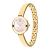 Thumbnail Image 2 of Ladies' Movado Bold®Crystal Gold-Tone Bangle Watch with Transparent Mother-of Pearl Dial (Model: 3600627)