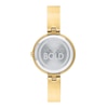 Thumbnail Image 3 of Ladies' Movado Bold®Crystal Gold-Tone Bangle Watch with Transparent Mother-of Pearl Dial (Model: 3600627)