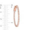 Thumbnail Image 1 of 1.00 CT. T.W. Diamond Inside-Out Hoop Earrings in 10K Rose Gold