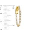 Thumbnail Image 1 of 0.50 CT. T.W. Diamond Inside-Out Hoop Earrings in 10K Gold