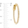 Thumbnail Image 1 of 1.00 CT. T.W. Diamond Inside-Out Hoop Earrings in 10K Gold