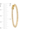 Thumbnail Image 2 of 1.50 CT. T.W. Diamond Inside-Out Hoop Earrings in 10K Gold