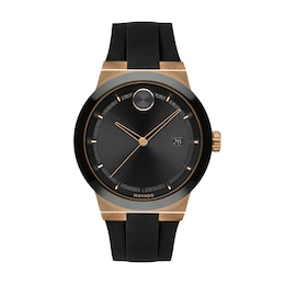 Men's Movado Bold® Bronze IP Strap Watch with Black Dial (Model: 3600622)