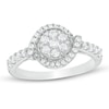 Thumbnail Image 1 of 0.60 CT. T.W. Composite Diamond Frame Whirlwind Ring in 10K White Gold