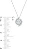 Thumbnail Image 3 of 0.40 CT. T.W. Composite Diamond Whirlwind Pendant in 10K White Gold