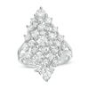 Thumbnail Image 1 of 2.00 CT. T.W. Composite Diamond Marquise Ring in 10K White Gold
