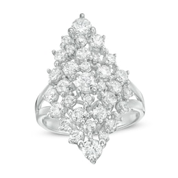 2.00 CT. T.W. Composite Diamond Marquise Ring in 10K White Gold