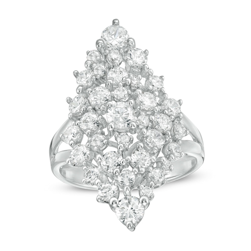 2.00 CT. T.W. Composite Diamond Marquise Ring in 10K White Gold