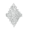Thumbnail Image 4 of 2.00 CT. T.W. Composite Diamond Marquise Ring in 10K White Gold