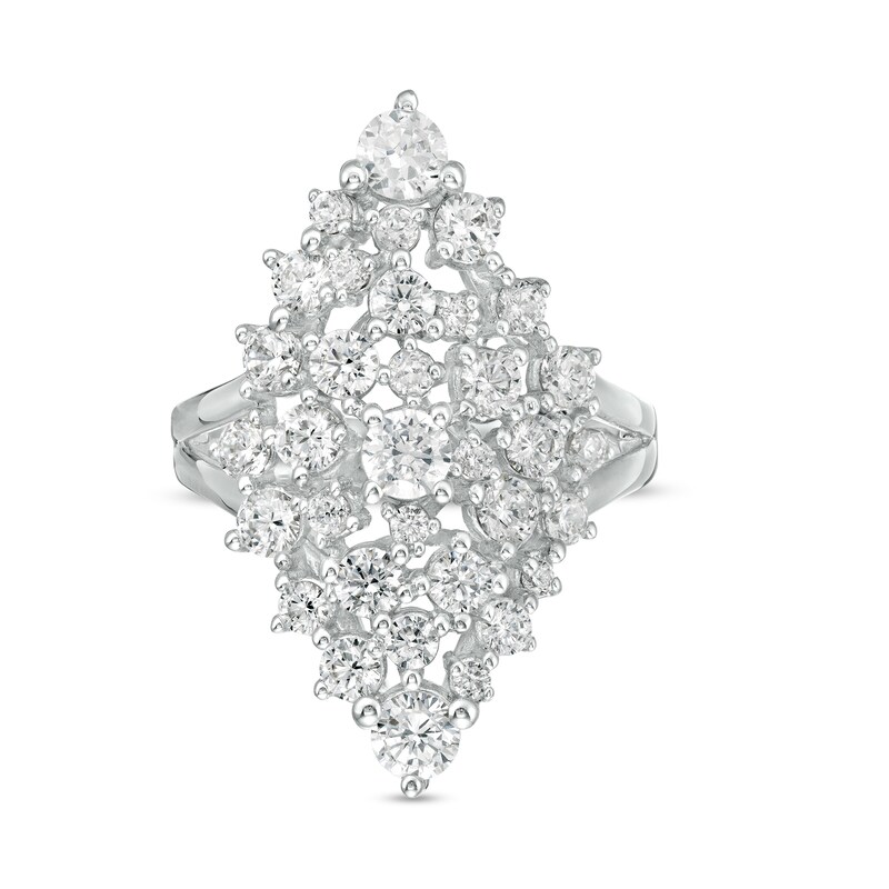 2.00 CT. T.W. Composite Diamond Marquise Ring in 10K White Gold