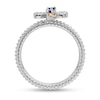 Thumbnail Image 2 of Stackable Expressions™ Multi-Gemstone and Diamond Accent Dragonfly Ring in Sterling Silver