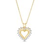 Thumbnail Image 1 of 0.25 CT. T.W. Diamond Heart Pendant in 10K Gold