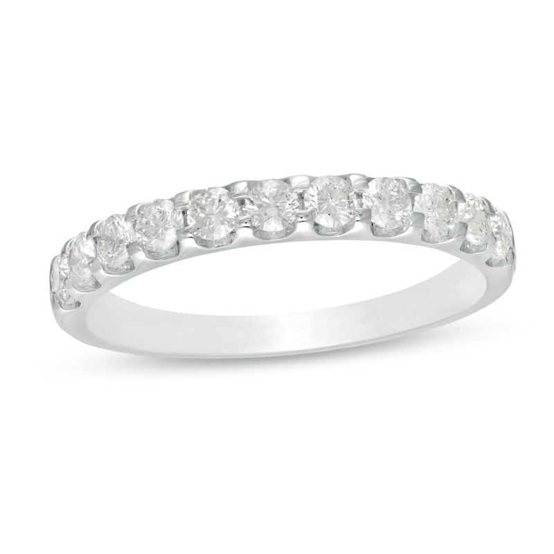 Main Image 1 of 0.58 CT. T.W. Diamond Anniversary Band in 10K White Gold