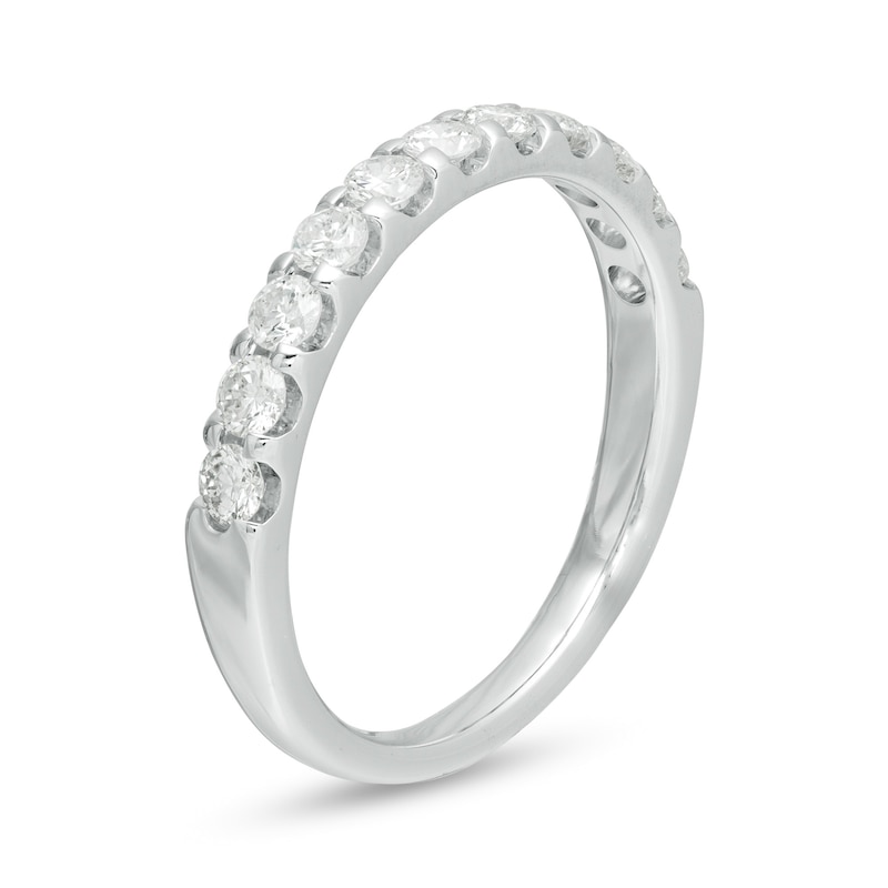 Main Image 3 of 0.58 CT. T.W. Diamond Anniversary Band in 10K White Gold