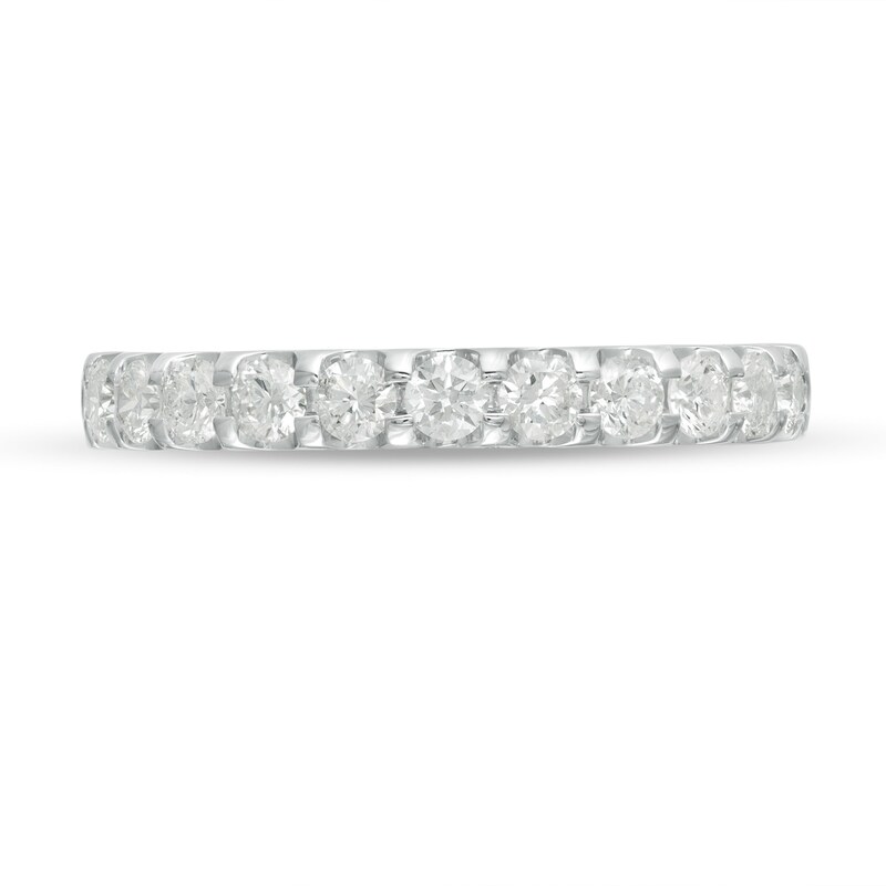 Main Image 4 of 0.58 CT. T.W. Diamond Anniversary Band in 10K White Gold