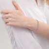 Thumbnail Image 2 of 1.00 CT. T.W. Composite Diamond Tennis Bracelet in 10K White Gold