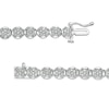 Thumbnail Image 2 of 1.00 CT. T.W. Composite Diamond Tennis Bracelet in 10K White Gold