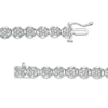 Thumbnail Image 3 of 1.00 CT. T.W. Composite Diamond Tennis Bracelet in 10K White Gold