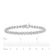Thumbnail Image 3 of 1.00 CT. T.W. Composite Diamond Tennis Bracelet in 10K White Gold