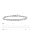Thumbnail Image 4 of 1.00 CT. T.W. Composite Diamond Tennis Bracelet in 10K White Gold