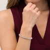 CT. T.W. Diamond "S" Tennis Bracelet in Sterling Silver