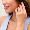 Thumbnail Image 2 of 1.33 CT. T.W. Certified Princess-Cut Diamond Engagement Ring in 14K White Gold (I/SI2)