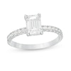 1.33 CT. T.W. Certified Emerald-Cut Diamond Engagement Ring in 14K White Gold (I/SI2)
