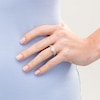 Thumbnail Image 2 of 0.58 CT. T.W. Diamond Frame Petal-Sides Vintage-Style Bridal Set in 10K Gold