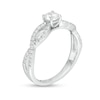 Thumbnail Image 3 of 0.45 CT. T.W. Diamond Twist Shank Engagement Ring in 10K White Gold