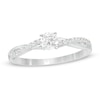 Thumbnail Image 1 of 0.29 CT. T.W. Diamond Twist Engagement Ring in 10K White Gold