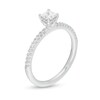 0.50 CT. T.W. Princess-Cut Diamond Engagement Ring in 14K White Gold