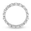 Thumbnail Image 2 of Stackable Expressions™ Bezel-Set White Crystal April Birthstone Ring in Sterling Silver
