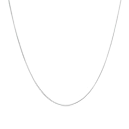 1.05mm Adjustable Snake Chain Necklace in Solid Sterling Silver  - 22&quot;
