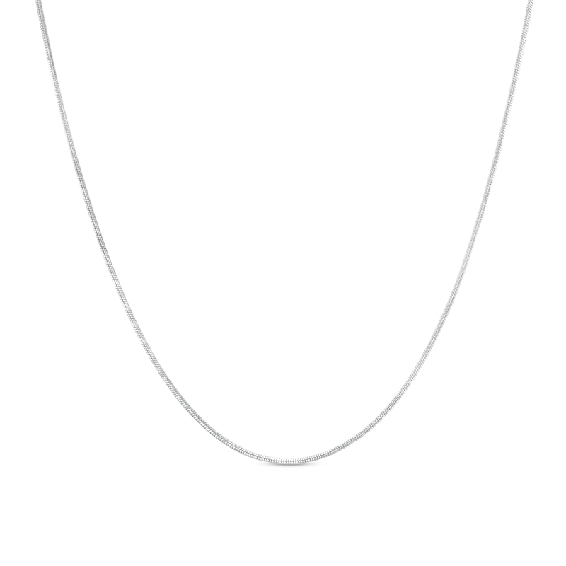 1.05mm Adjustable Snake Chain Necklace in Solid Sterling Silver  - 22"|Peoples Jewellers